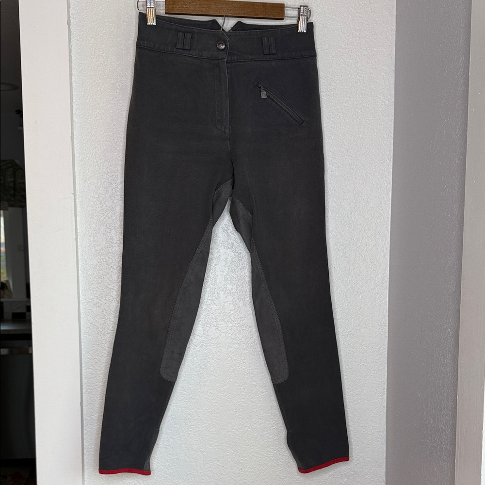 euro-star “Shana” Equestrian Riding Breeches Pants 38 (US 6–8) Charcoal Grey